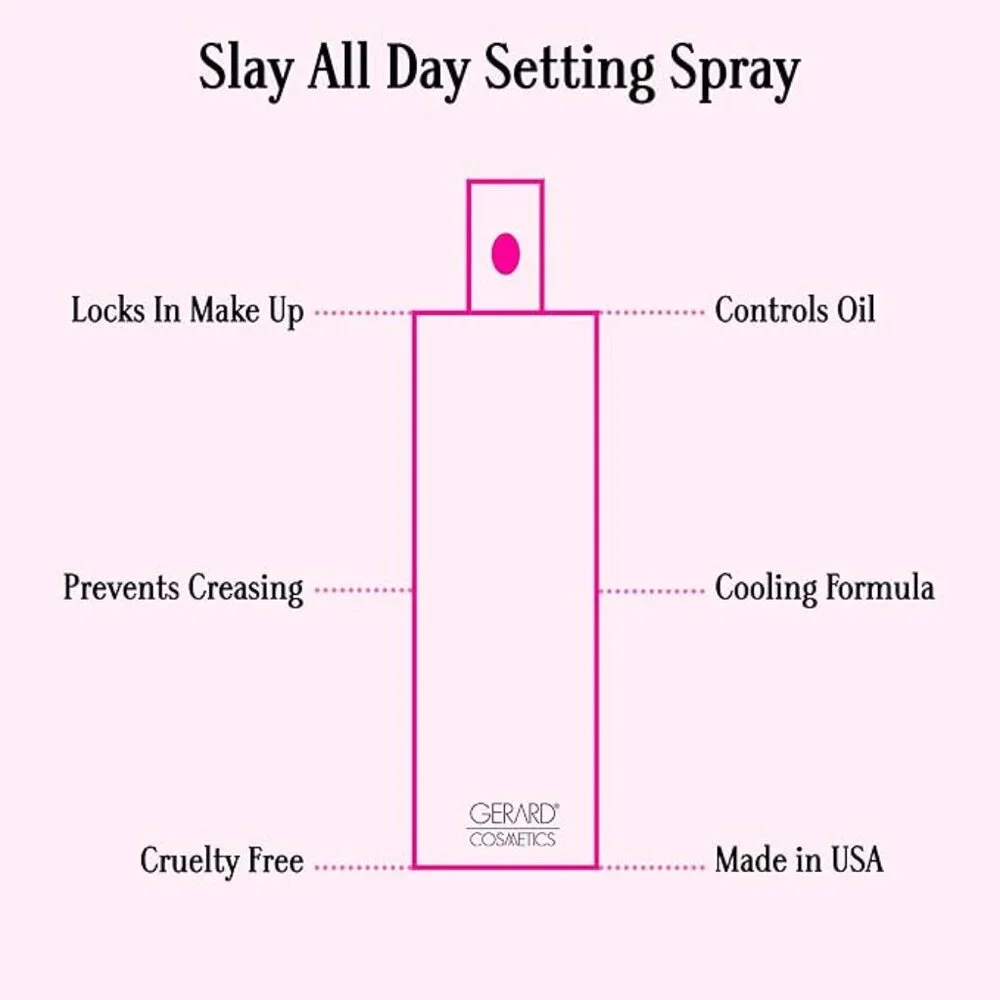 GERARD‎ COSMETICS Slay All Day Setting Spray in Rose (BRAND NEW & SEALED!)